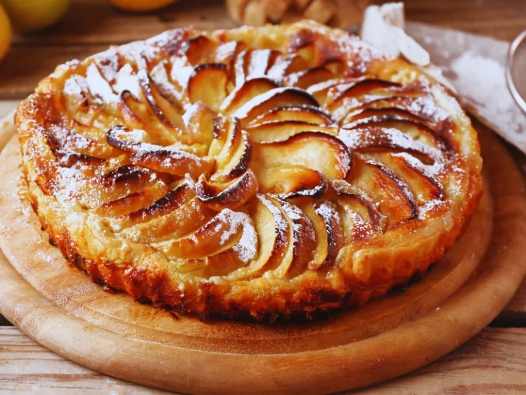 Delicious Recipe for Apple and Pecan Danish Pastry Tart